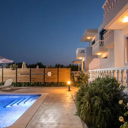 Rita Mare Seafront Heated Pools Villa Gennadi